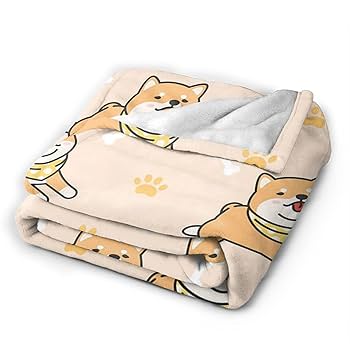 Amazon｜ブランケット 柴犬 犬柄 ブランケット ムーア 可愛い